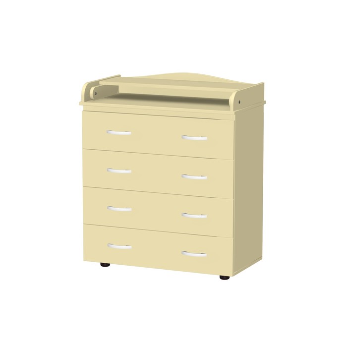 Комод пеленальный "Сашка 1", слоновая кость