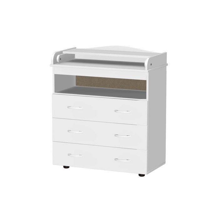 Комод пеленальный "Сашка 3", белый