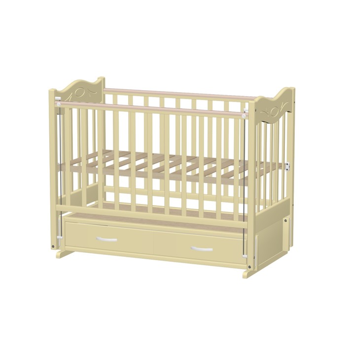 Кровать детская "Милена", слоновая кость