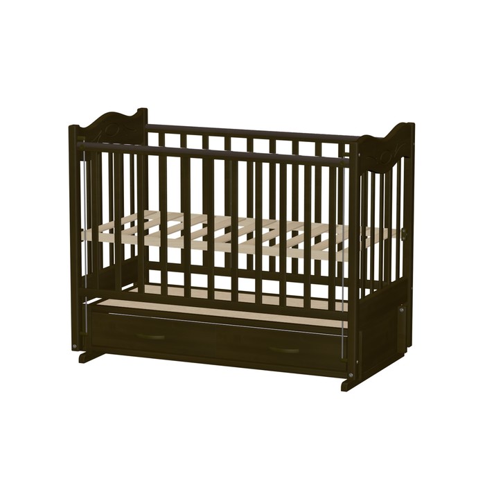 Кровать детская "Милена", тёмный орех