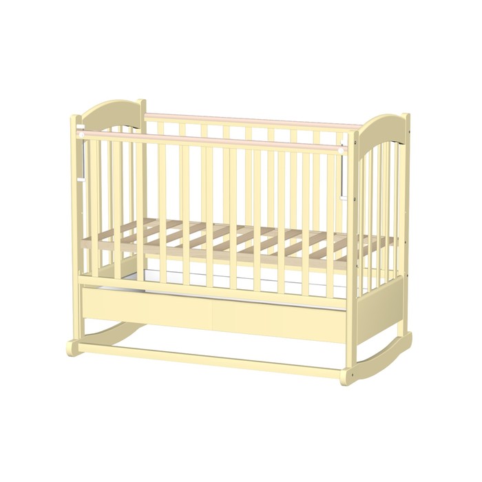 Кровать детская "Радуга 1", слоновая кость