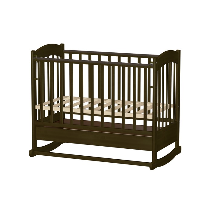 Кровать детская "Радуга 1", тёмный орех