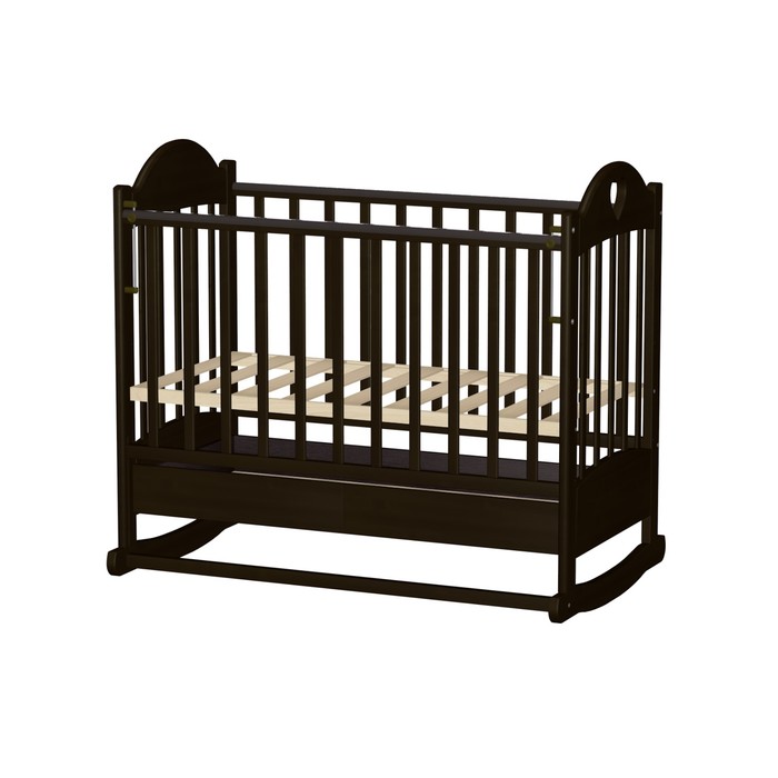 Кровать детская "Таисия 2" с сердцем, венге