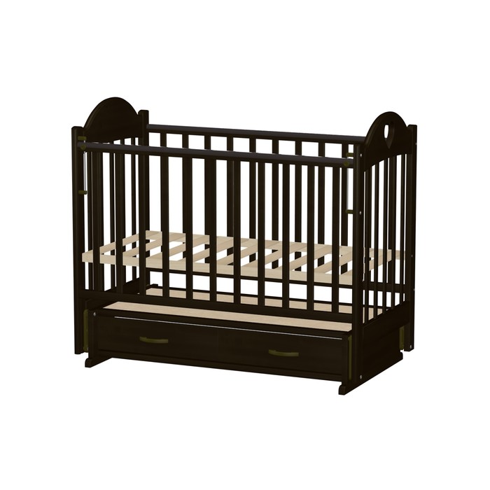 Кровать детская "Таисия 3" с сердцем, венге