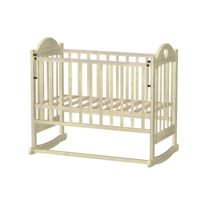 Кровать детская "Таисия 6" с сердцем, мёд