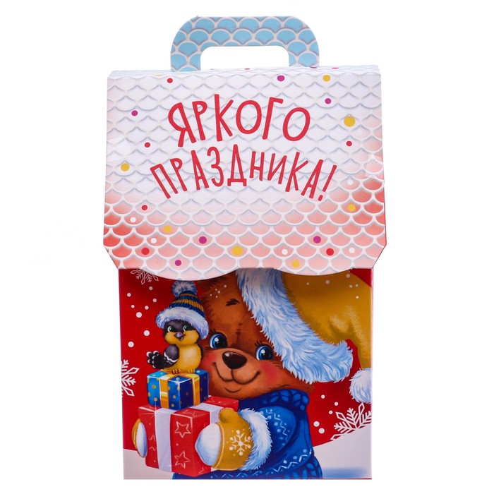 Коробка складная «Яркого праздника!», 16,5 х 26 х16,5 см