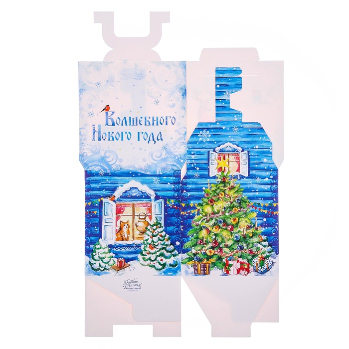 Коробка складная «Волшебного Нового года», 16,5 х 26 х16,5 см