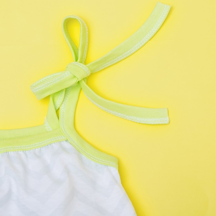 Боди без рукава (на завязках) Крошка Я "Тропики", рост 74-80см (9-12мес)