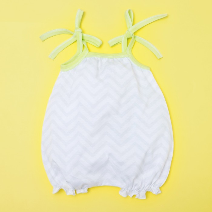 Боди без рукава (на завязках) Крошка Я "Тропики", рост 74-80см (9-12мес)