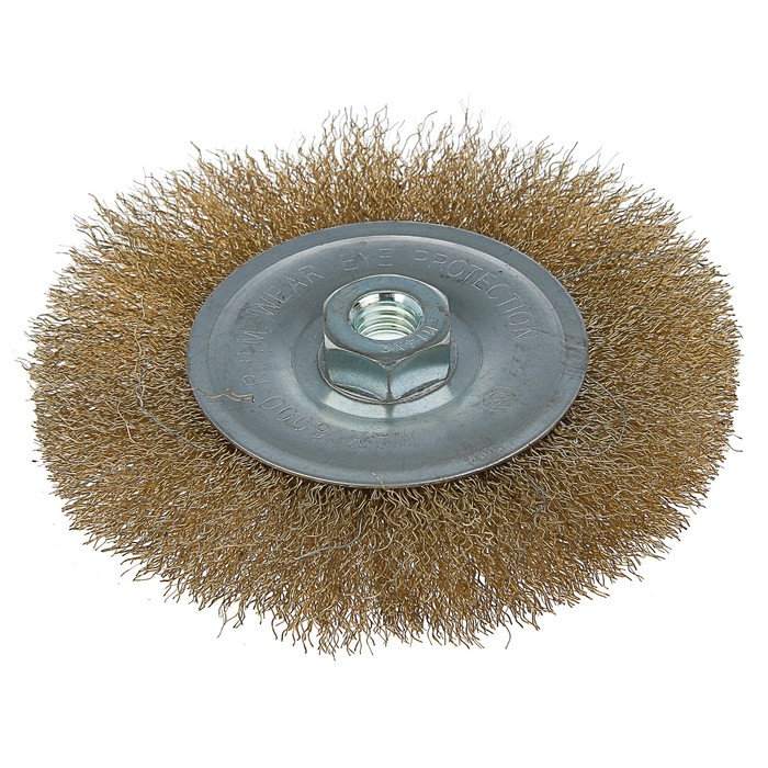 Щетка металлическая LOM для УШМ "плоская", М14, 150 мм