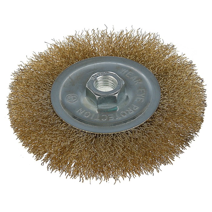 Щетка металлическая LOM для УШМ "плоская", М14, 125 мм