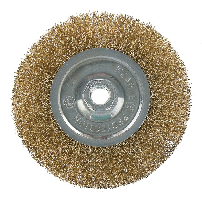 Щетка металлическая LOM для УШМ "плоская", М14, 125 мм