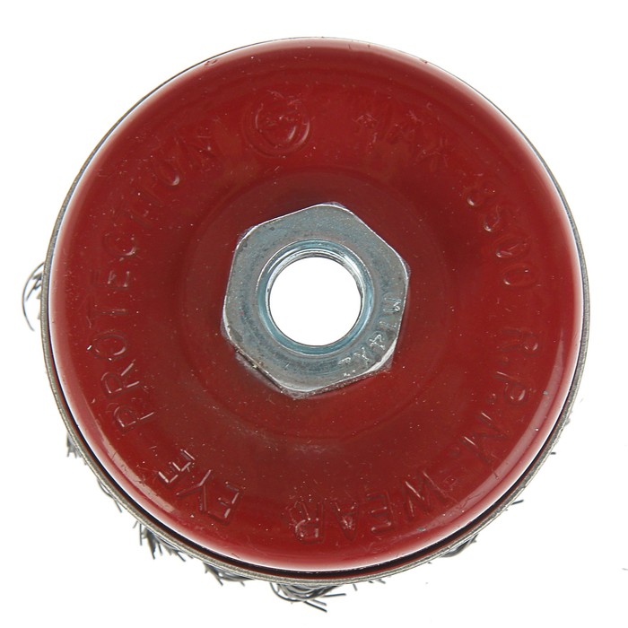 Щетка металлическая LOM для УШМ Heavy Duty крученая "чашка", М14, 75 мм