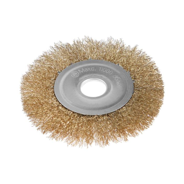 Щетка металлическая LOM для УШМ "плоская", 22,2 мм, 125 мм