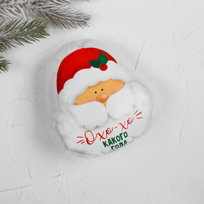Мягкая игрушка-магнит "Охо-хо какого года"дед мороз