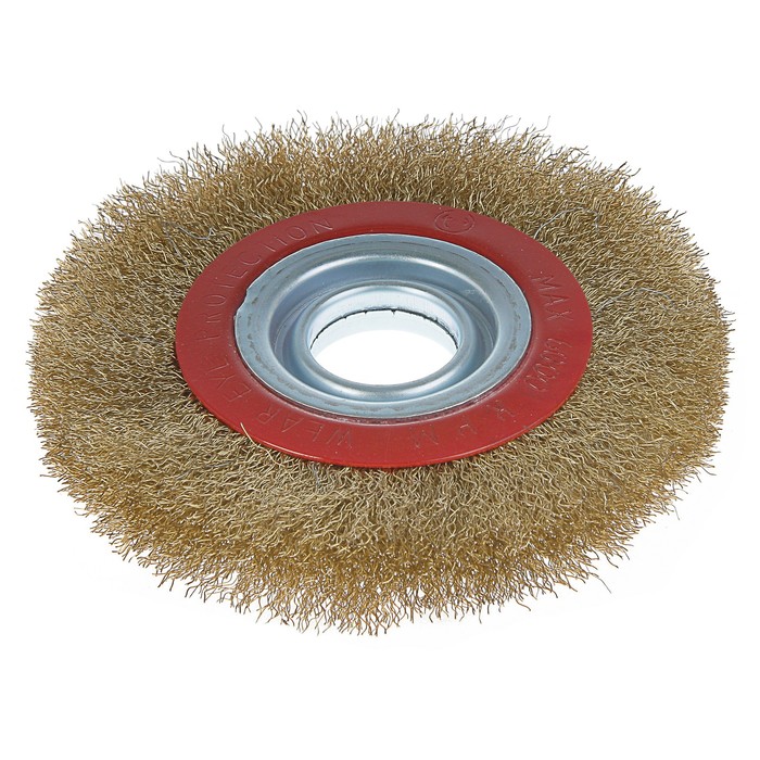 Щетка металлическая LOM для точила "плоская", 150х32 мм