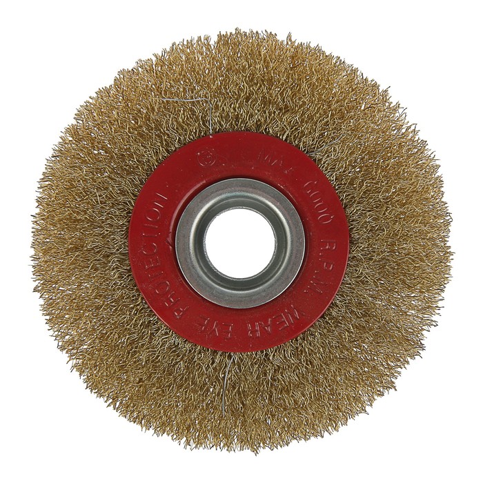 Щетка металлическая LOM для точила "плоская", 125х20 мм