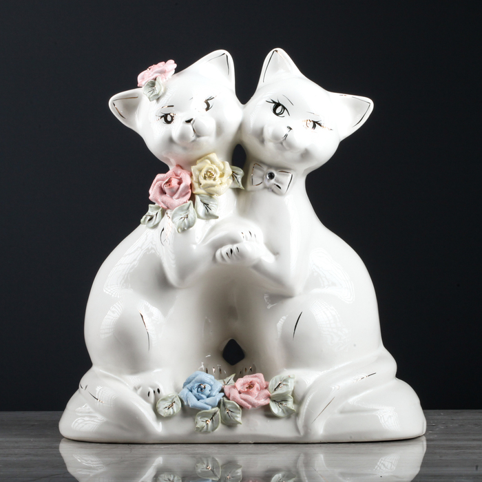 Копилка "Коты танцующие" большие лепка