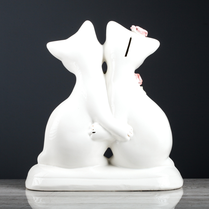 Копилка "Коты танцующие" большие лепка