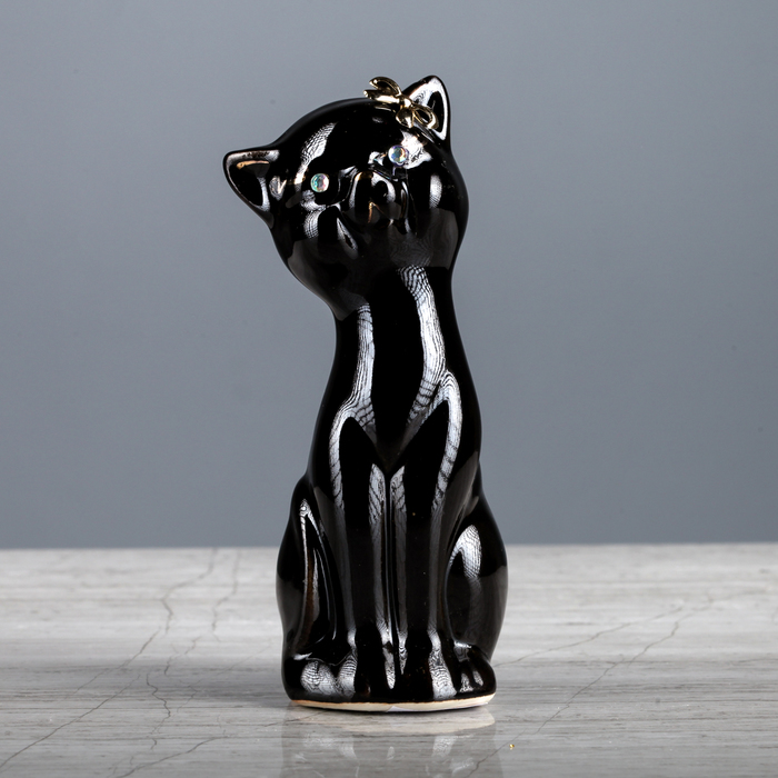 Копилка "Алиса" малая, глянец чёрный