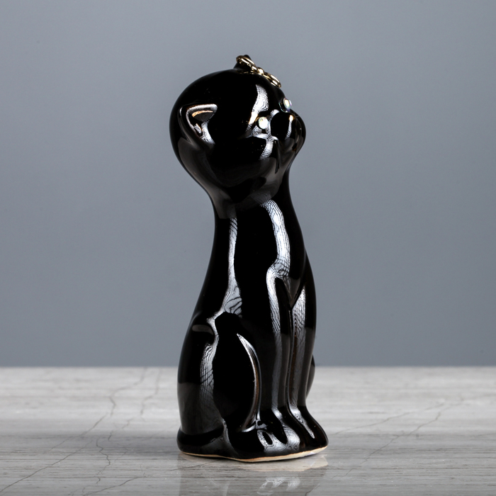 Копилка "Алиса" малая, глянец чёрный