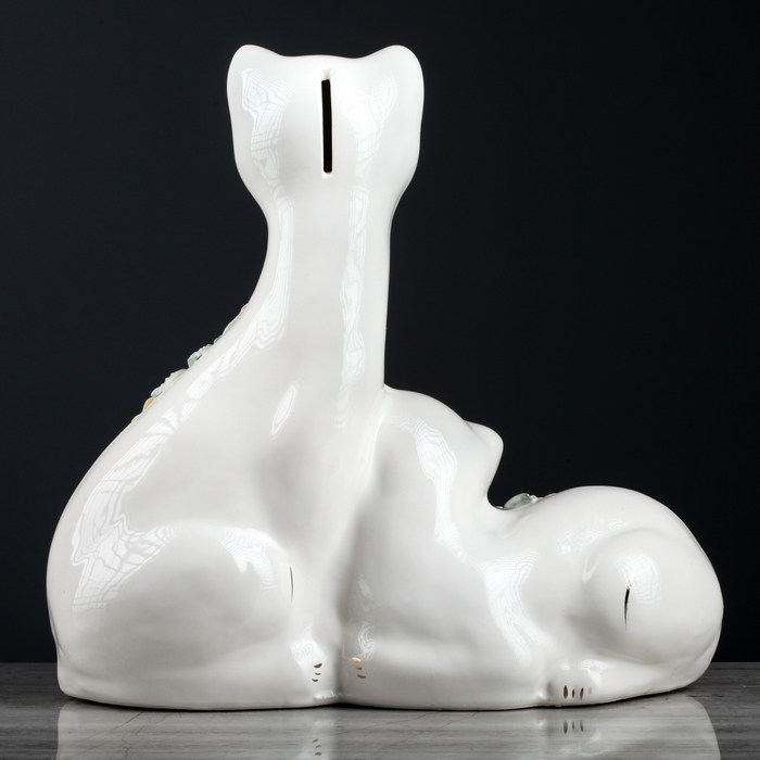 Копилка "Семья котов" средняя лепка