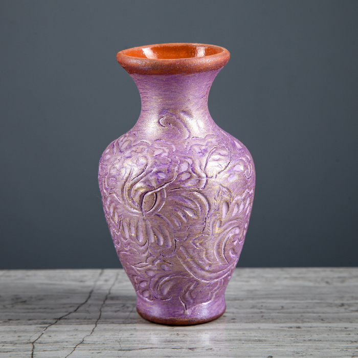 Ваза "Розовый топаз" 8 см, микс