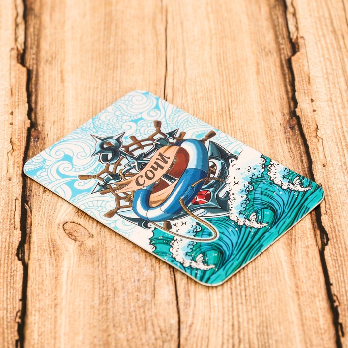 Магнит «Сочи» (Якорь), 5.5 х 8 см