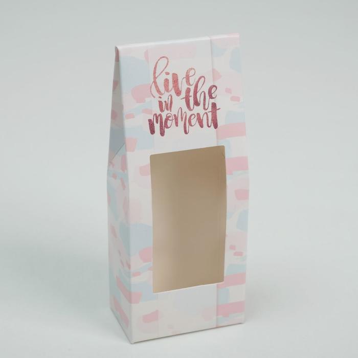 Коробочка для сладостей «Живи моментом», 6 х 14,5 х 3,5 см