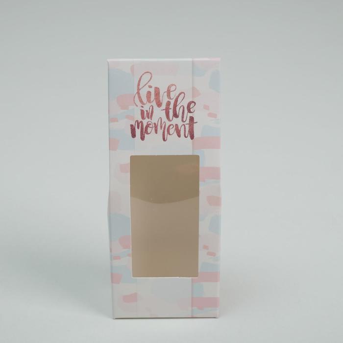 Коробочка для сладостей «Живи моментом», 6 х 14,5 х 3,5 см