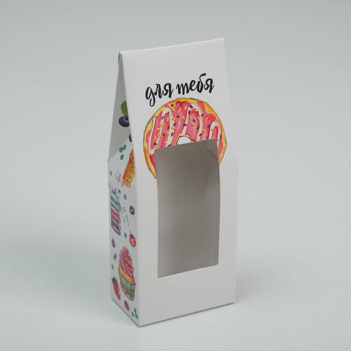 Коробочка для сладостей «Сладости для тебя», 6 х 14,5 х 3,5 см