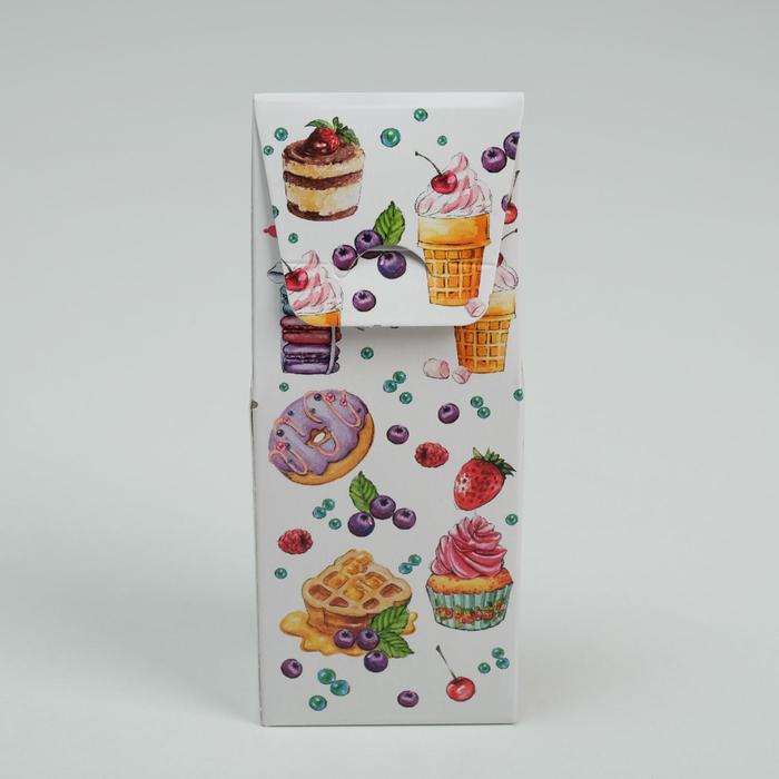 Коробочка для сладостей «Сладости для тебя», 6 х 14,5 х 3,5 см