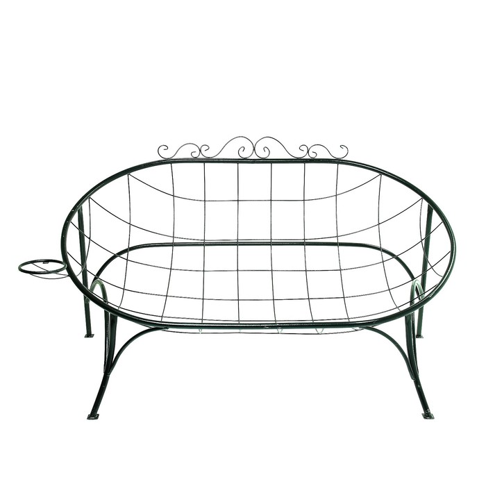 Скамейка садовая, двухместная 92*183*100 см