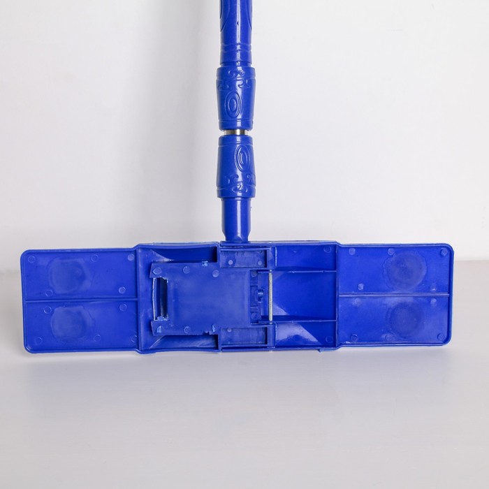 Швабра плоская телескопическая Ocean, стальная ручка, микрофибра букли 40х13х78(119) см