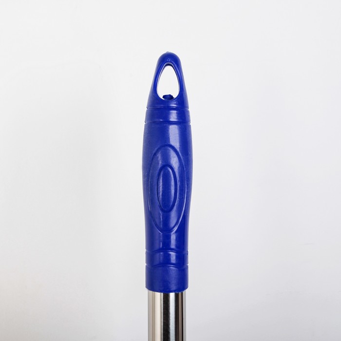 Швабра плоская телескопическая Ocean, стальная ручка, микрофибра букли 40х13х78(119) см