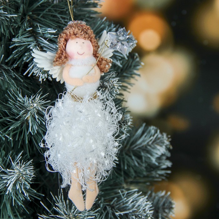 Мягкая девочка кудряшка 13 см звезда