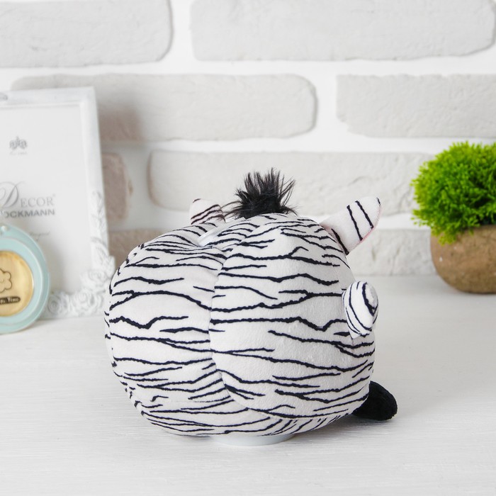 Мягкая игрушка-копилка "Зебра" со звуком, с подсветкой