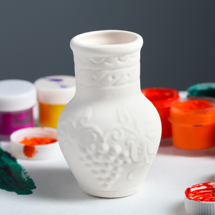 Ваза-сувенир под раскраску "Крынка", 8 см