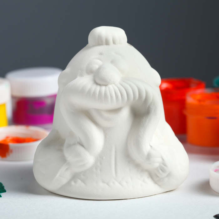 Сувенир-статуэтка под раскраску "Дед-колокольчик", 8 см