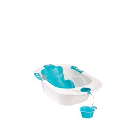 

Ванна детская с анатомической горкой Happy Baby Comfort, цвет аквамарин