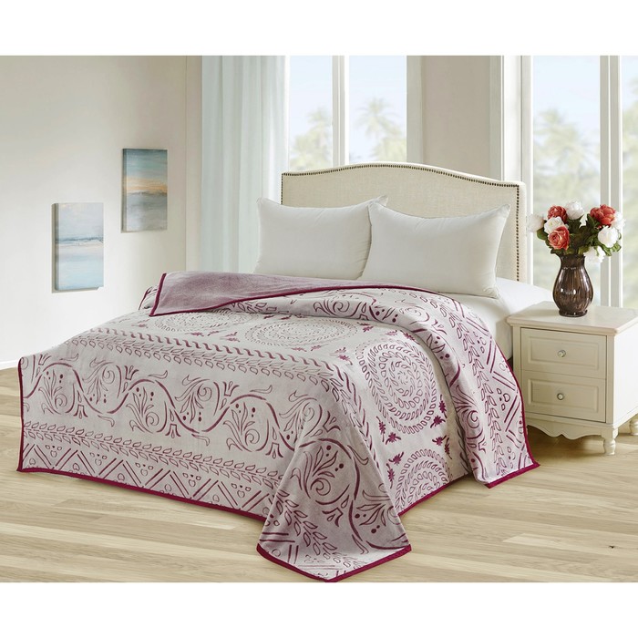 Плед Bicolor, размер 200х220 см, микрофибра 3008-21