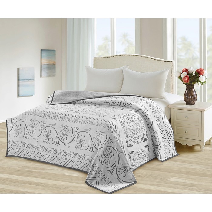 Плед Bicolor, размер 200х220 см, микрофибра 3008-22