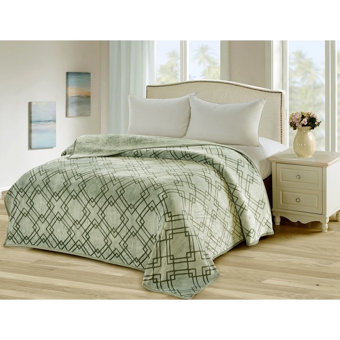 Плед Bicolor, размер 200х220 см, микрофибра 3008-24