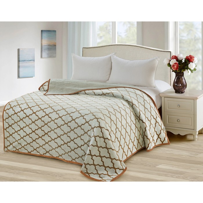 Плед Bicolor, размер 200х220 см, микрофибра 3008-26