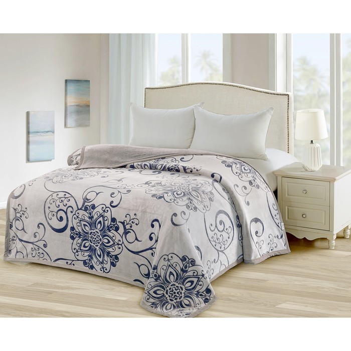 Плед Bicolor, размер 200х220 см, микрофибра 3008-28