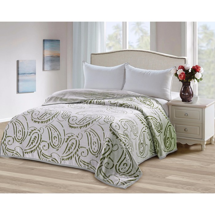 Плед Bicolor, размер 200х220 см, микрофибра 3008-37