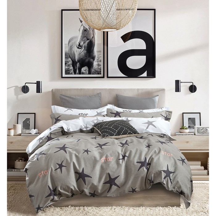 КПБ дуэт, 220х245 см, 160х210 см-2 шт., 50х70 см-2 шт., сатин TPIG5-408