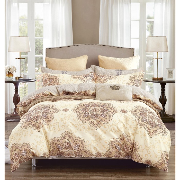 КПБ евро, 230х250 см, 200х220 см, 50х70 см, 70х70 см по 2 шт., сатин TPIG6-172