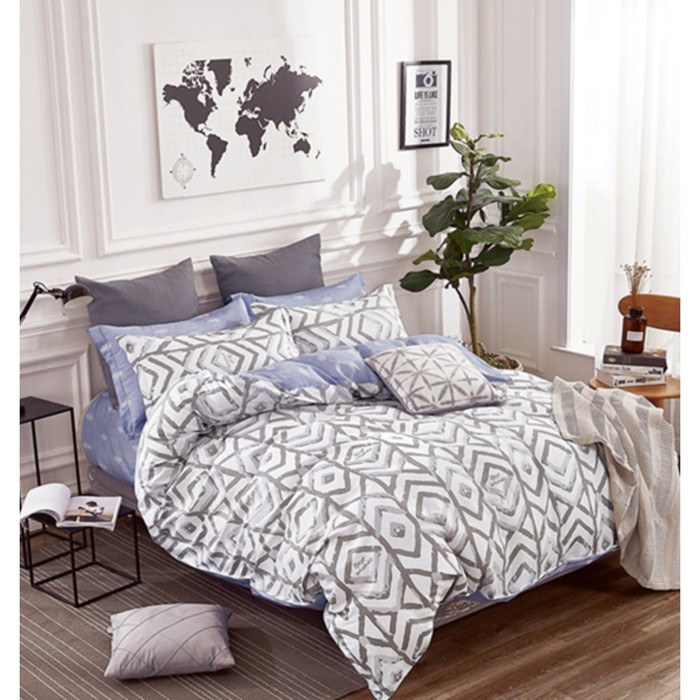 КПБ евро, 230х250 см, 200х220 см, 50х70 см, 70х70 см по 2 шт., сатин TPIG6-150