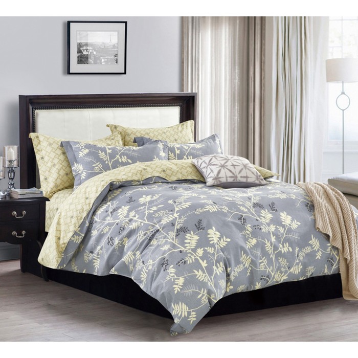 КПБ евро, 230х250 см, 200х220 см, 50х70 см, 70х70 см по 2 шт., сатин TPIG6-166